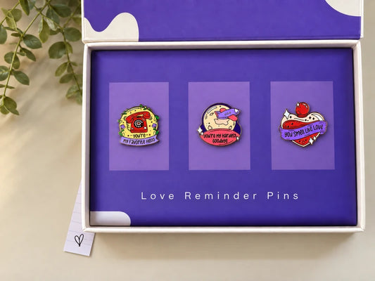 Love Reminder Pins (PACK OF 3)